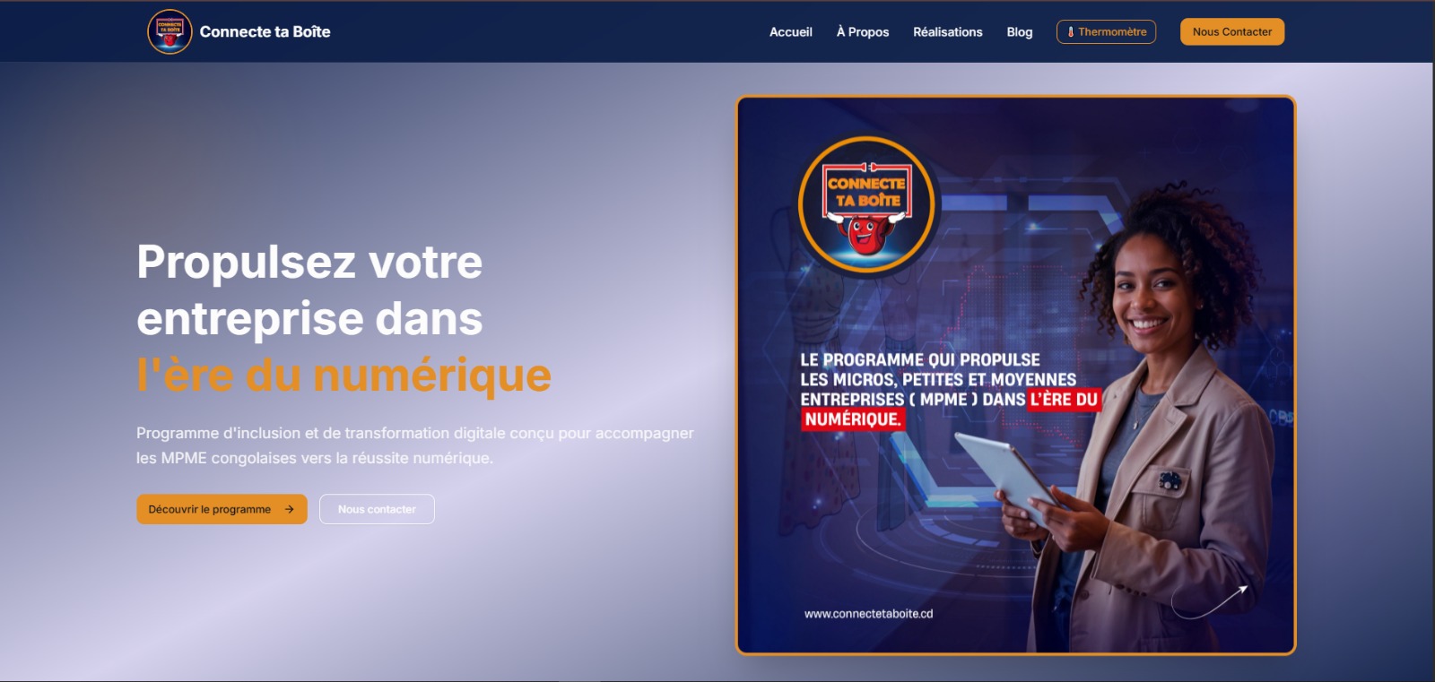 Site web - Connecte ta boite