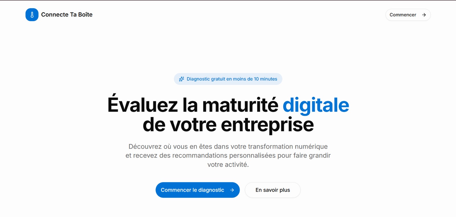 Plateforme - Connecte ta boite